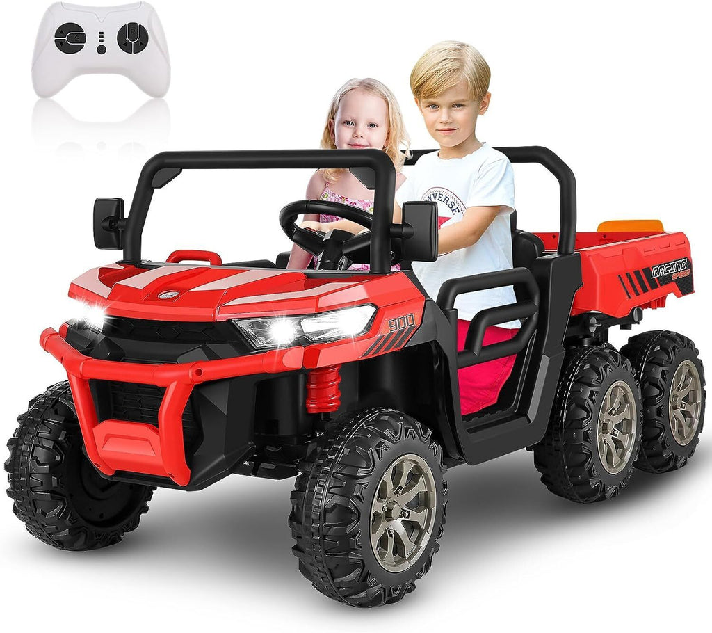 Electric Dump Truck Toy with 2 Seats and 24V Power - Perfect for Kids with a Love for Construction!