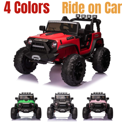 2-Seater Kids Electric Car with Parental Remote Control - 24V Ride On Truck for USA