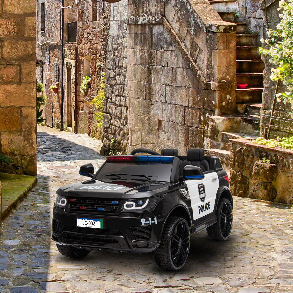 2.4G Remote Control Kids Police Ride On Car with LED Flashing Lights