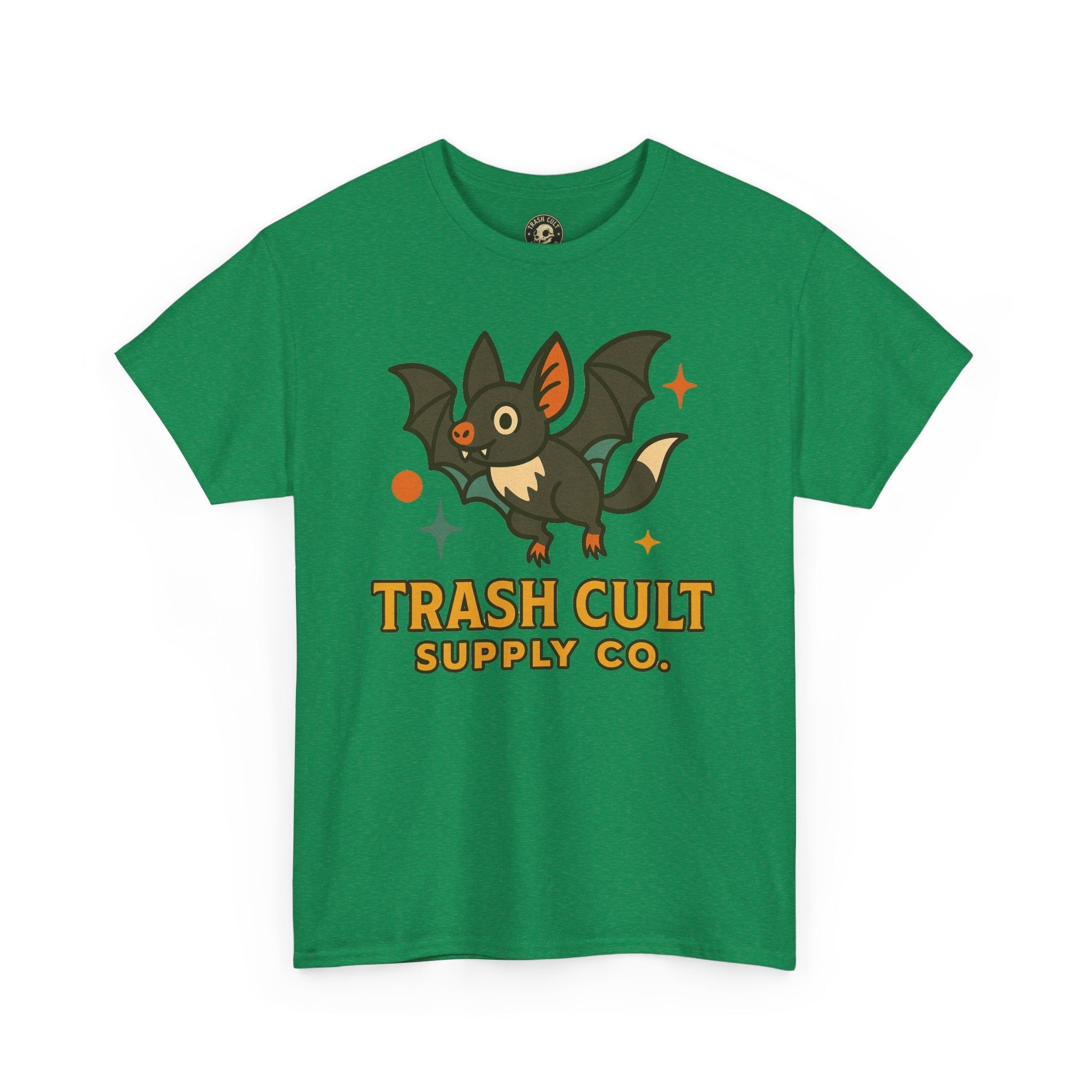 Trash Cult Supply Co. Unisex Heavy Cotton Tee - Fun Graphic Tee for Casual Wear, Perfect Gift for Bat Lovers, Halloween T-Shirt, [...]