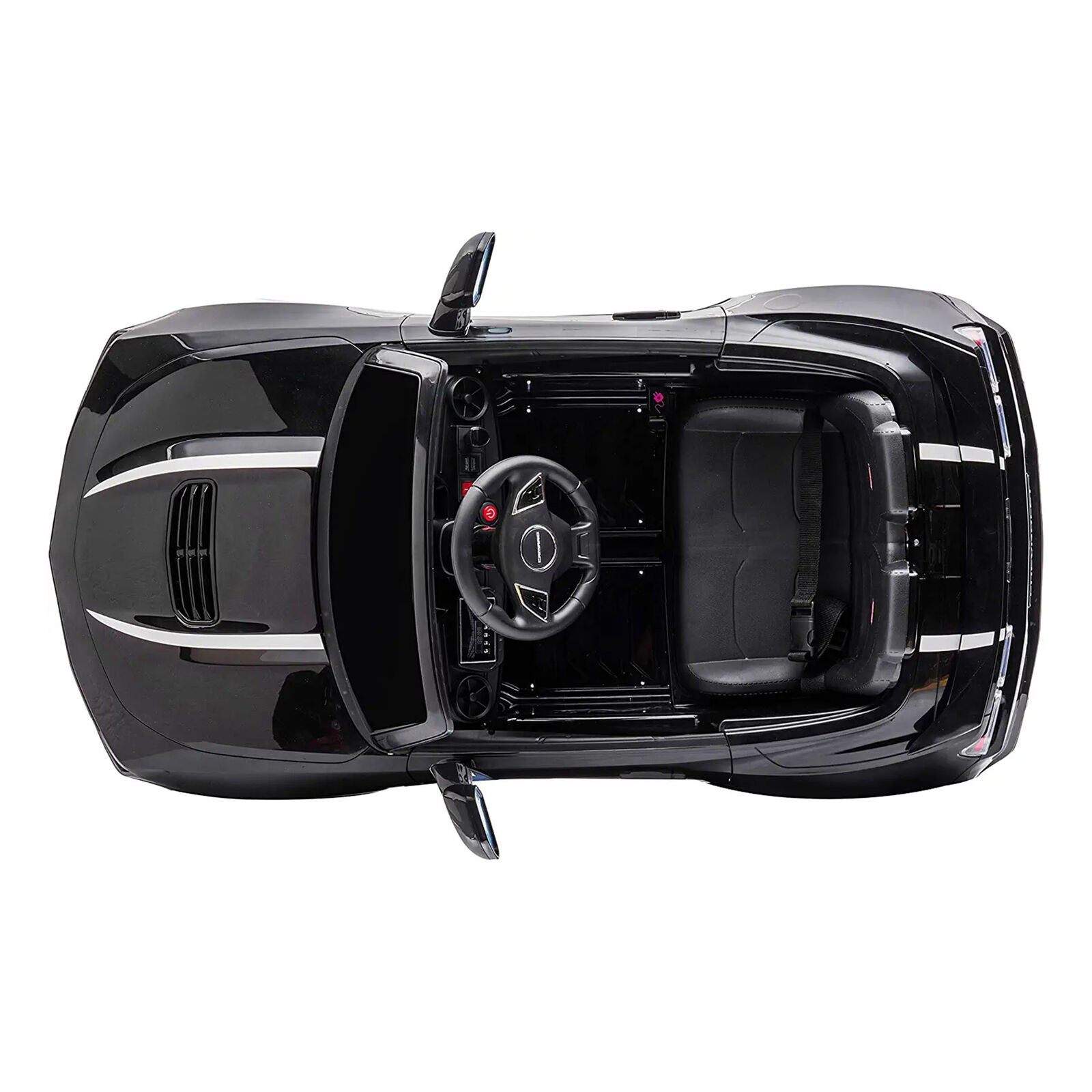 2021/2022 Chevy Camaro Racing 2SS Battery Powered Ride On Car Toy - Black Edition