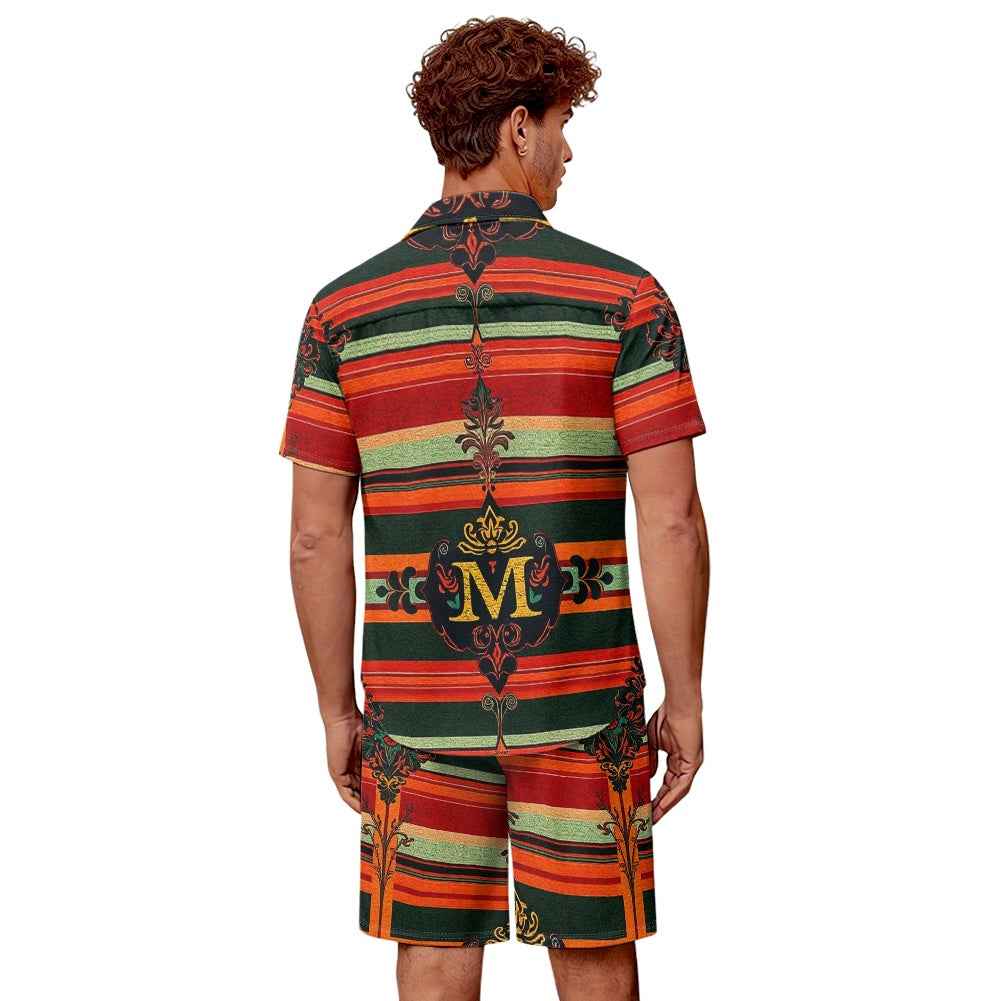 Men's Shorts Set - Two Piece Summer Outfit for Beach & Casual Wear