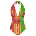 Women's High Cut One Piece Swimsuit - All-Over Print Bathing Suit