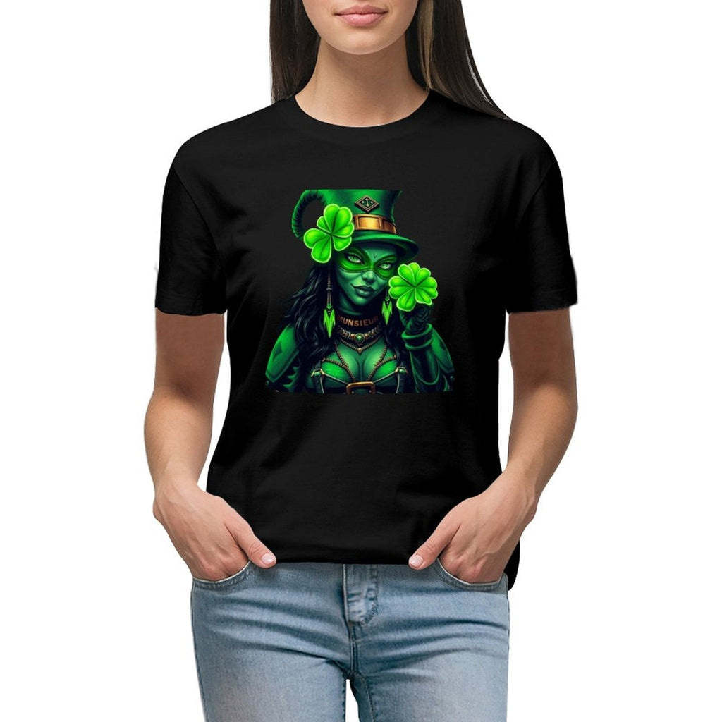 St. Patrick's Day Collection Leprechaun Mafia "Felicia" T-shirt