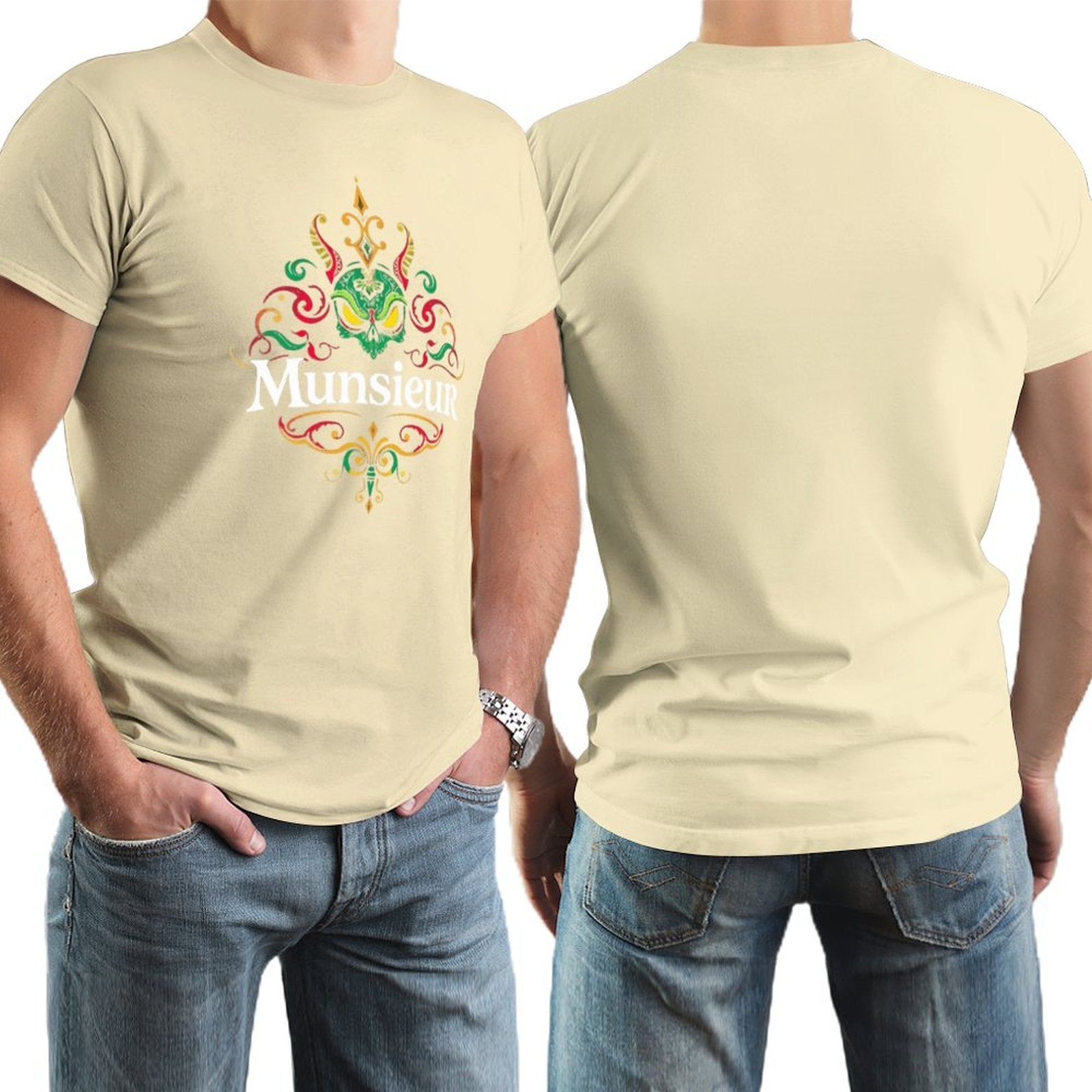 Munsieur Halloween Tee for Men "Big Jin" Streetwear