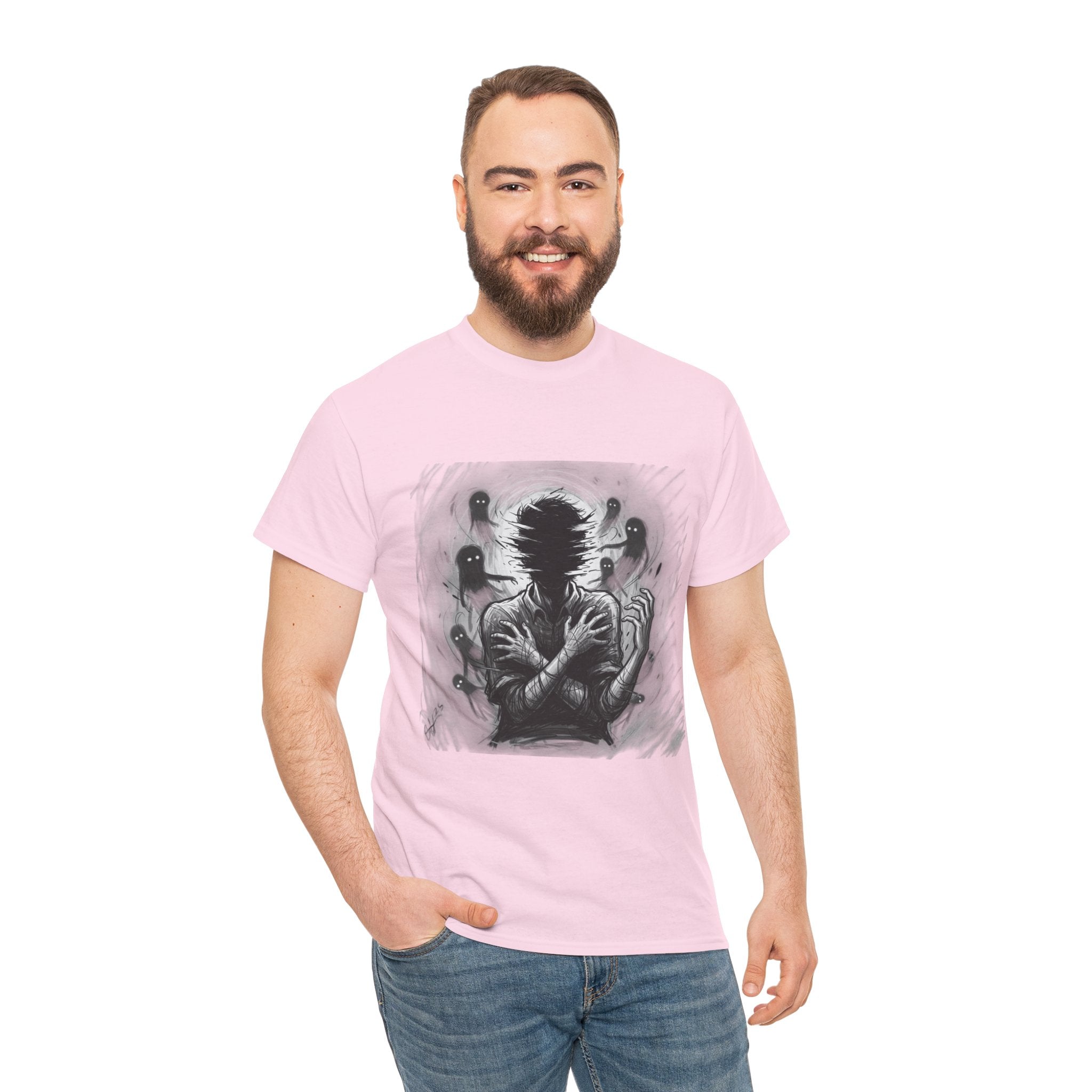Xian Allen x Trash Cult Shirt – “Don’t Let Them In” | Ghost Spiral Emotional Horror Tee