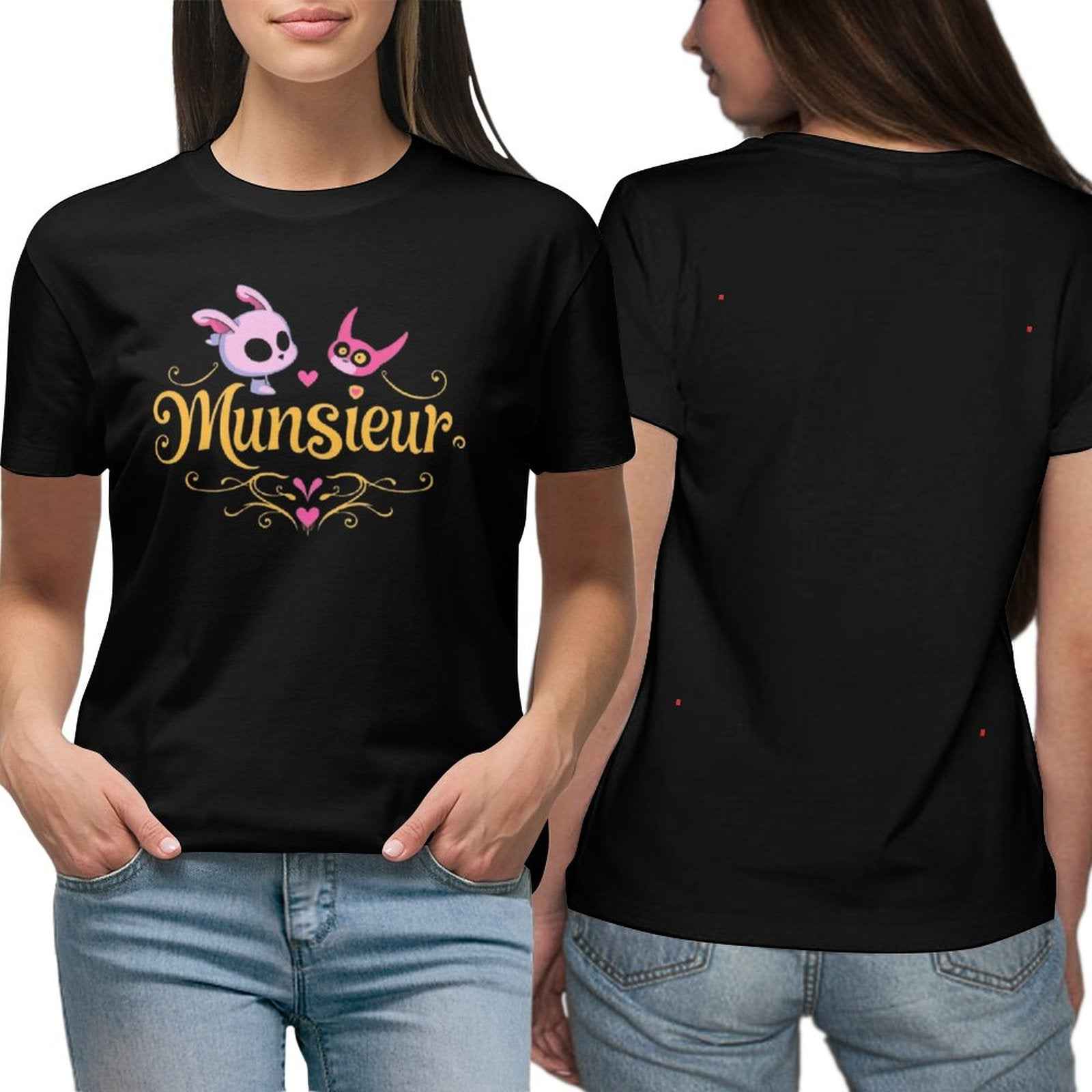 Munsieur T-Shirt for Women: Versatile, Timeless, and Ultra-Soft for Her