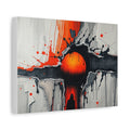 Abstract Sunset Canvas Art, Modern Wall Decor, Unique Home Decoration, Gift for Art Lovers, Contemporary Canvas Print, Living Room Accent