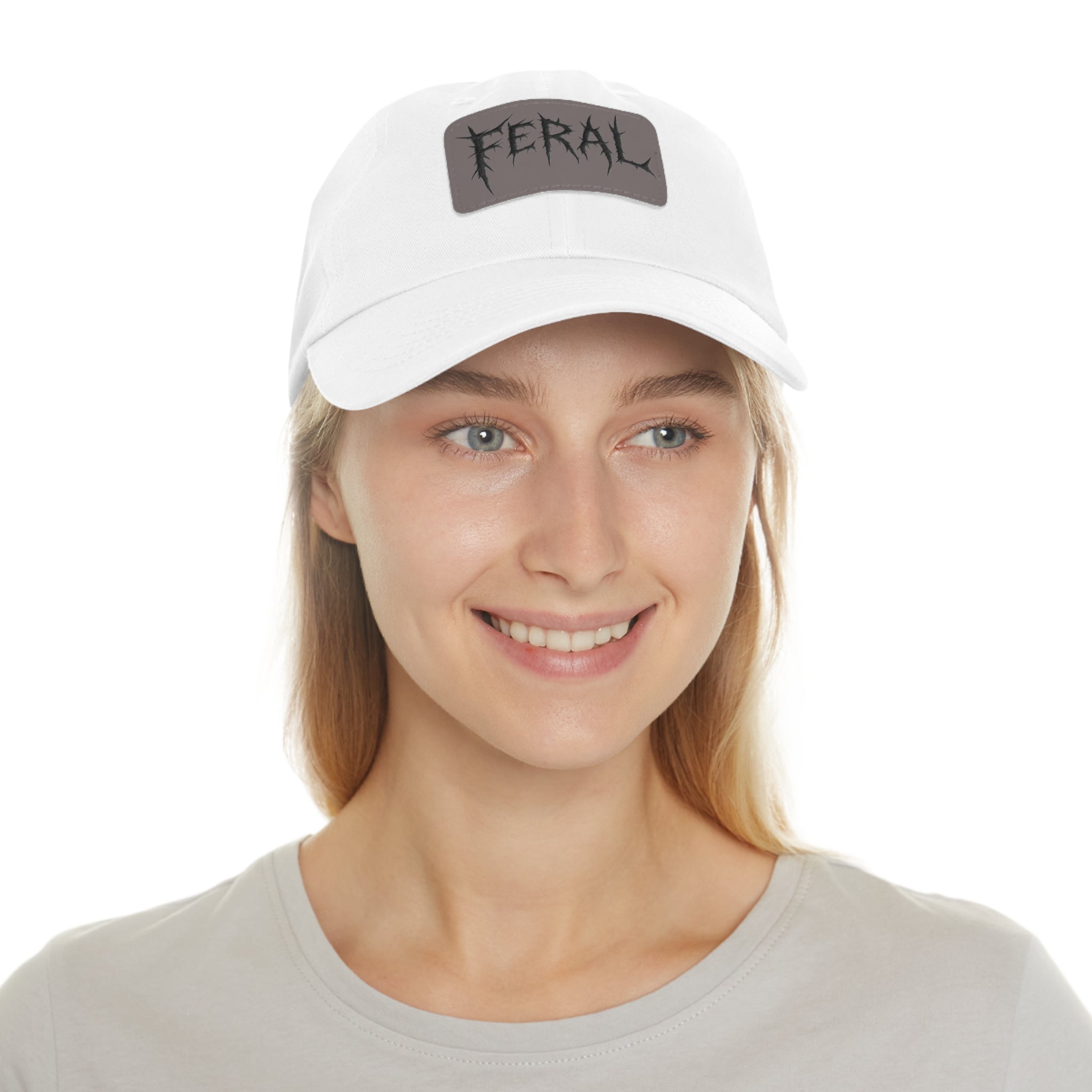 FERAL Embroidered Leather Patch Hat – Trash Cult Supply Co.