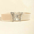 Butterfly Alloy Buckle Elastic Belt