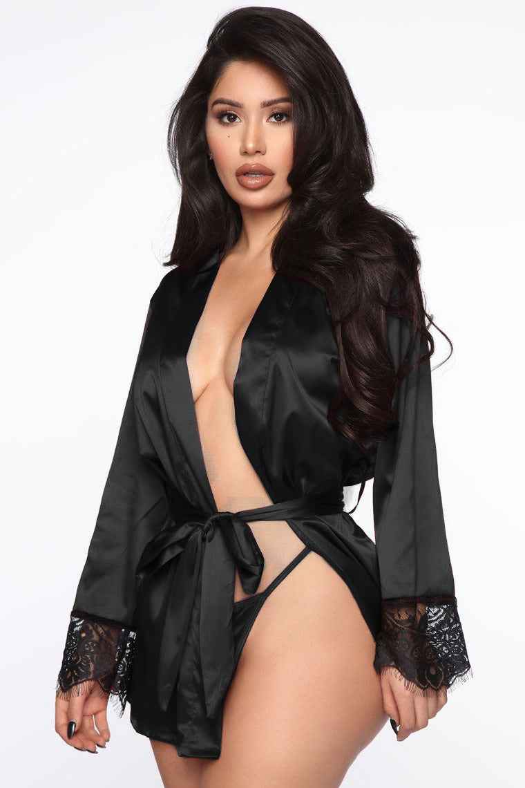 Ladies Robe Sexy Red