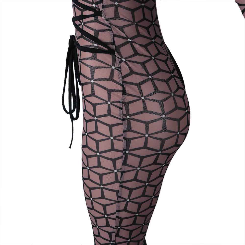 Slim Fit One Piece Nightclub Uniform Jumpsuit
