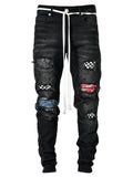Slim-fit ripped pants Skinny Pants