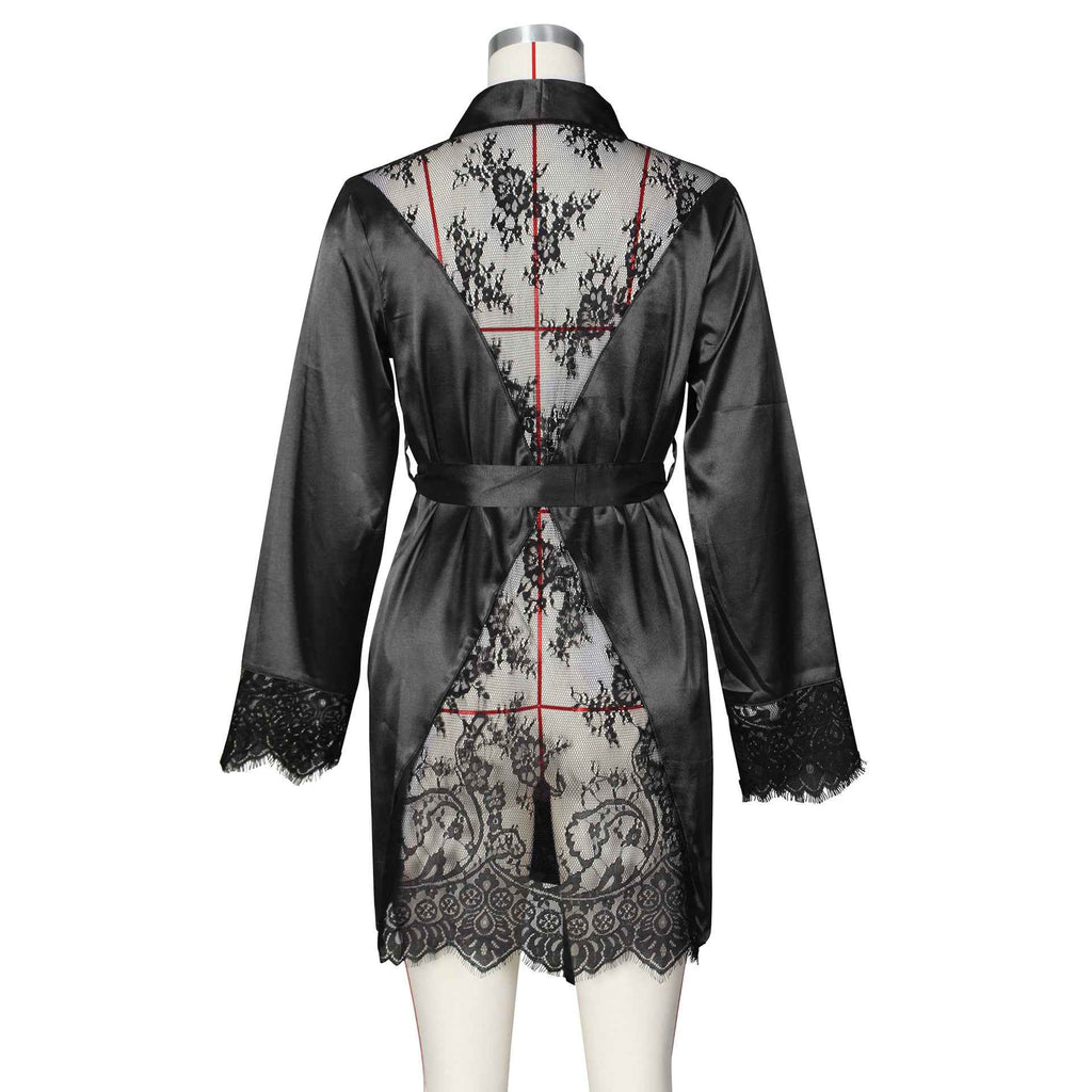 Ladies Robe Sexy Red