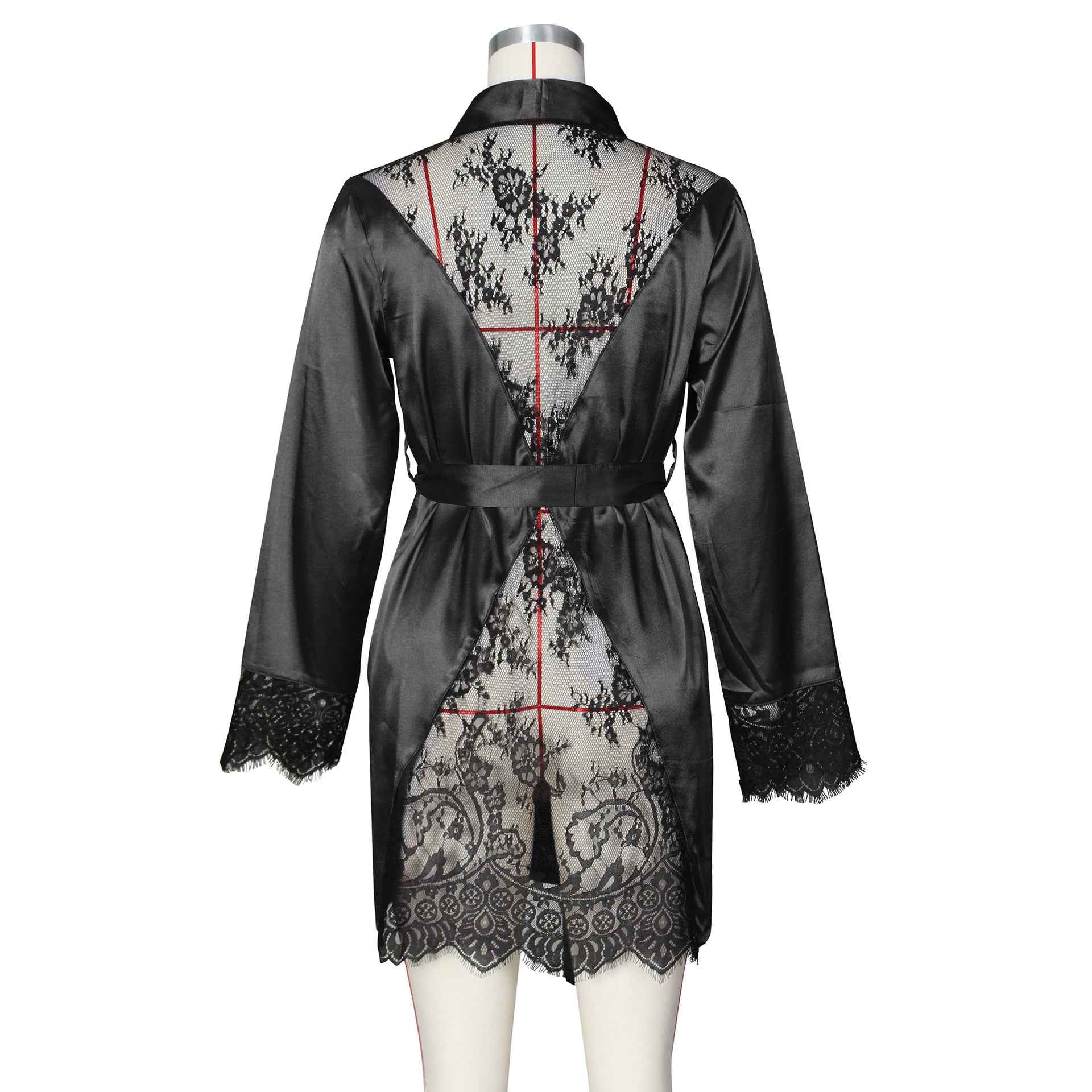Ladies Robe Sexy Red