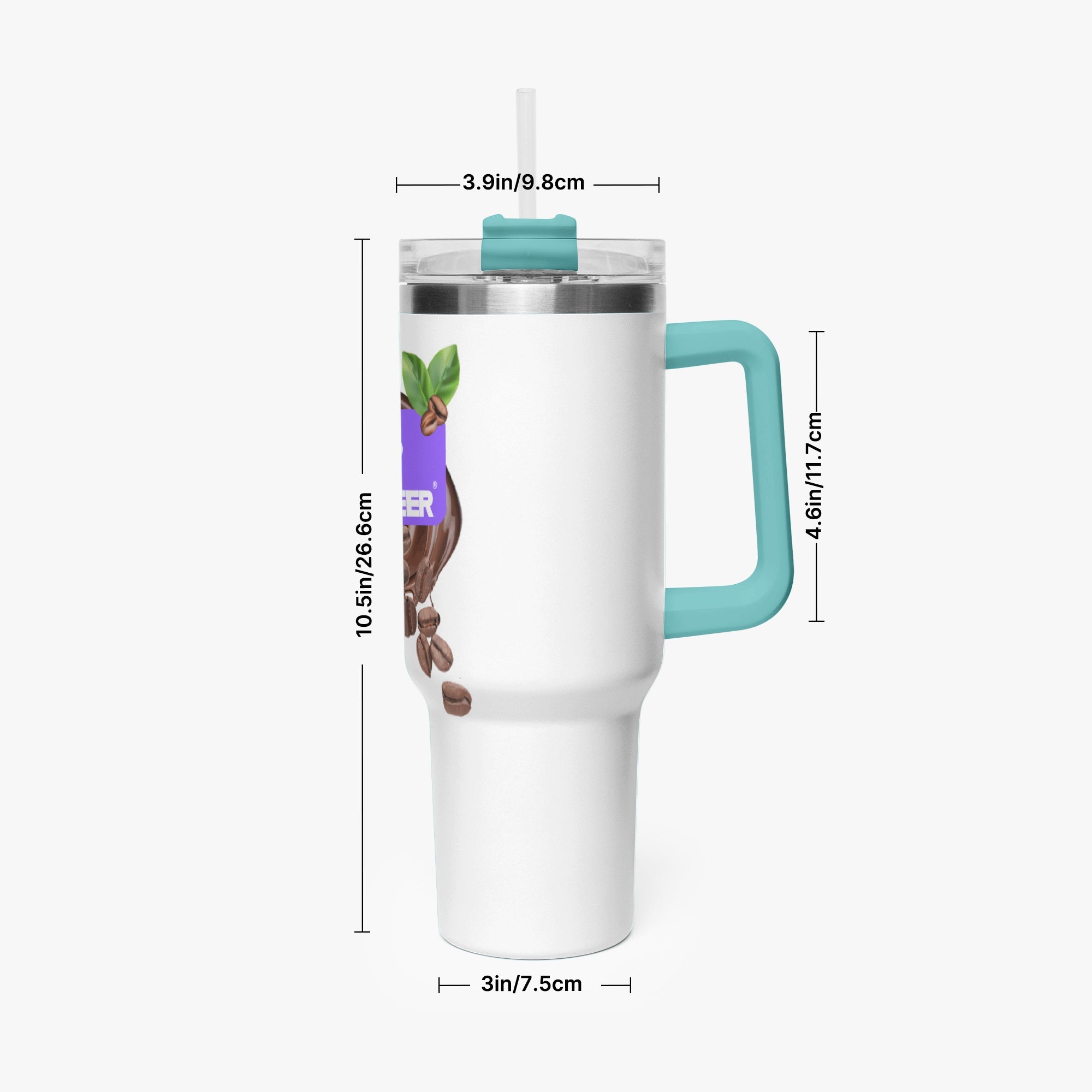 1102. 40oz Car Tumbler Cup