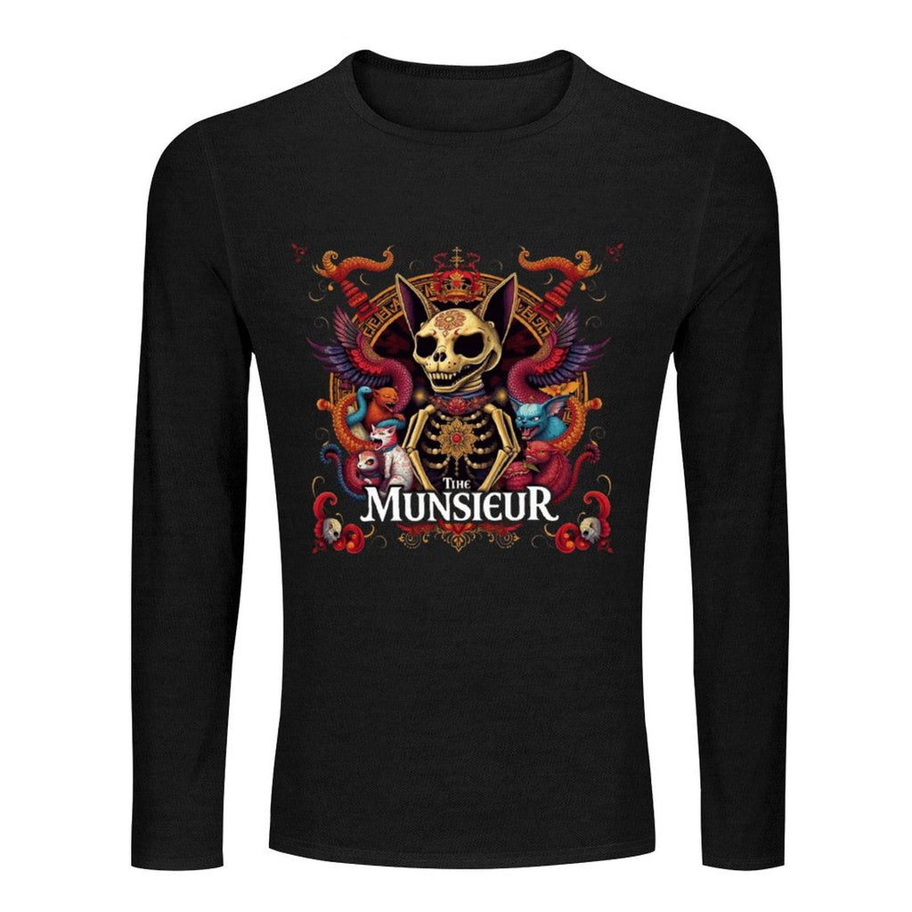 Munsieur Long Sleeve Tee for Men: Lightweight Feel with a Premium Look
