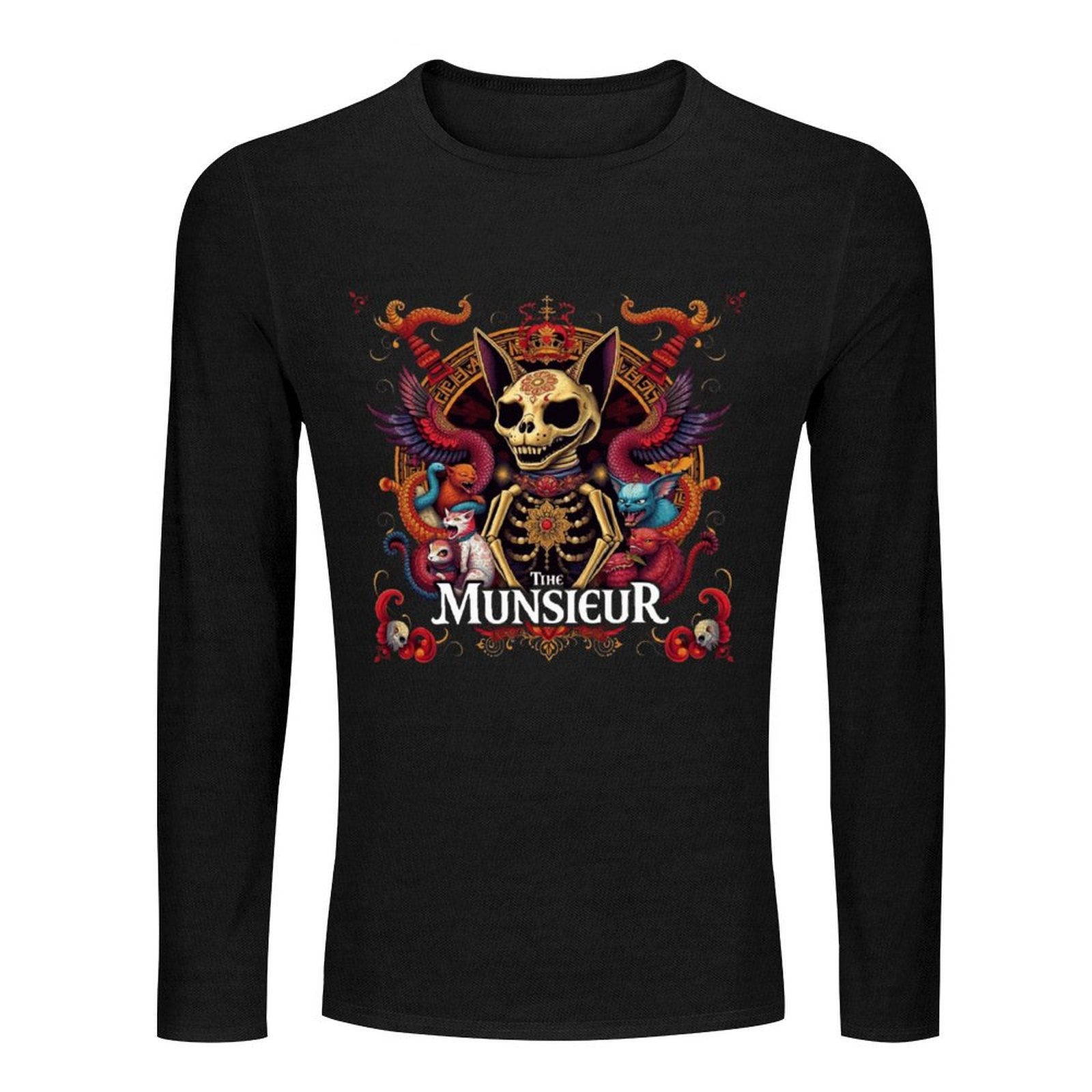 Munsieur Long Sleeve Tee for Men: Lightweight Feel with a Premium Look