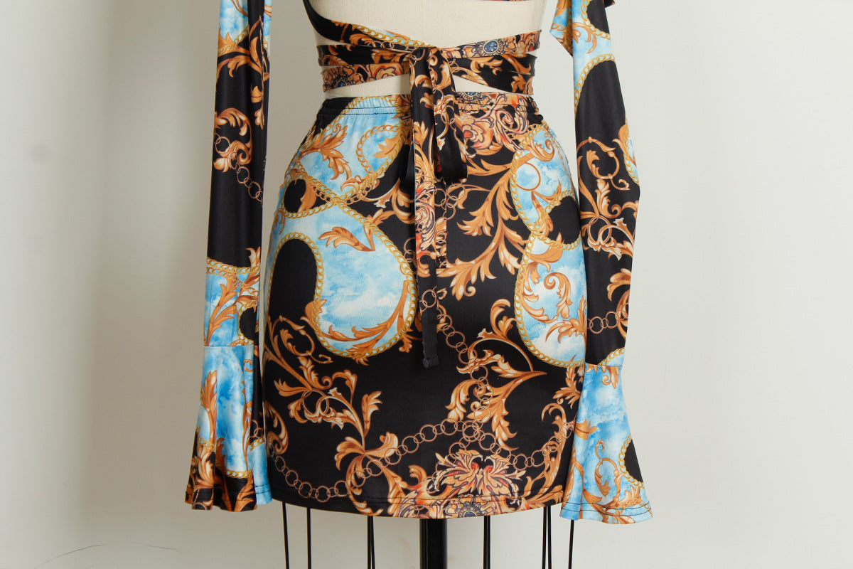 Two Piece Skirt Set for Women