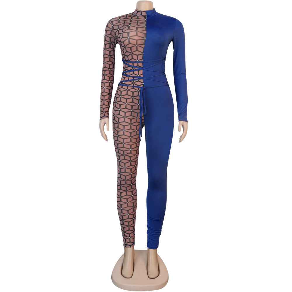 Slim Fit One Piece Nightclub Uniform Jumpsuit