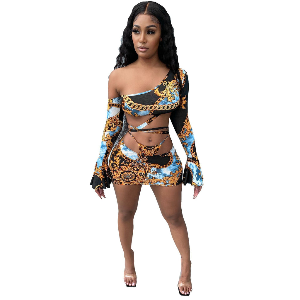 Two Piece Skirt Set for Women