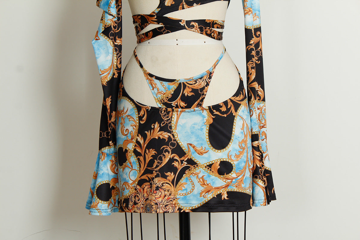 Two Piece Skirt Set for Women