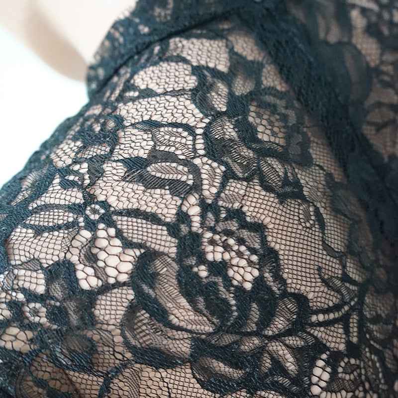 Lace See Through Sexy Nightclub Jumpsuit