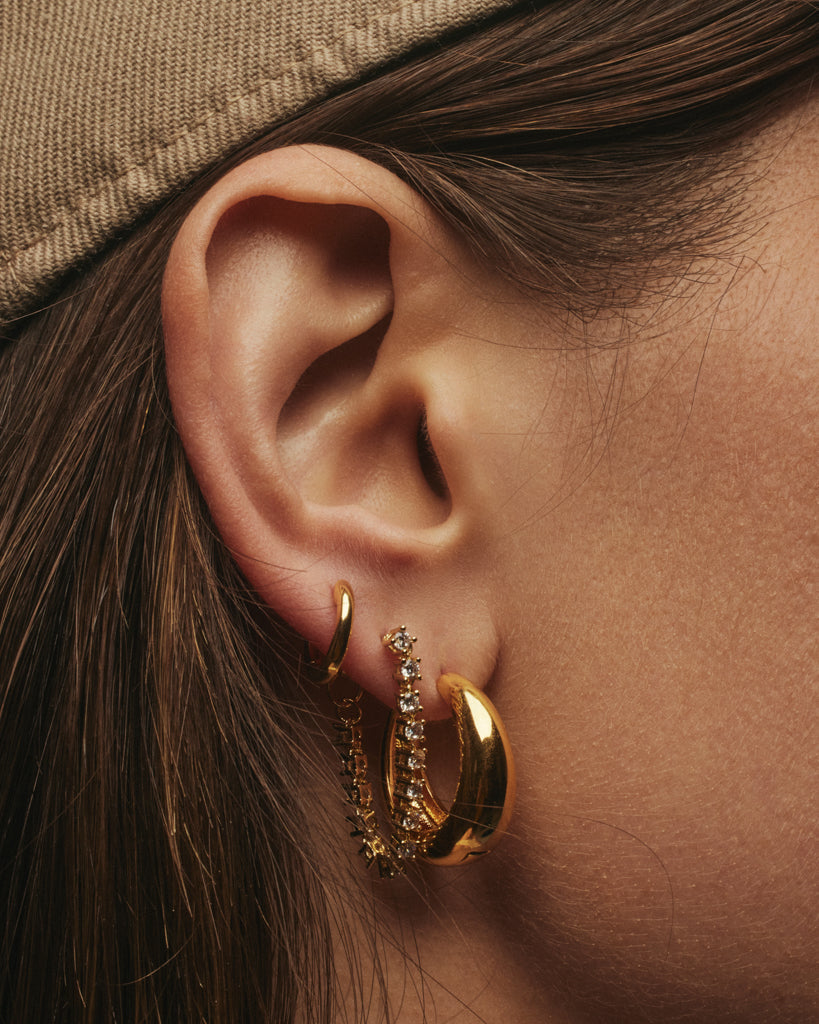 Ballier Chain Studs- Gold (Ships Late July)