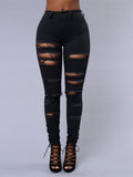 Women's Skinny Ripped Jeans