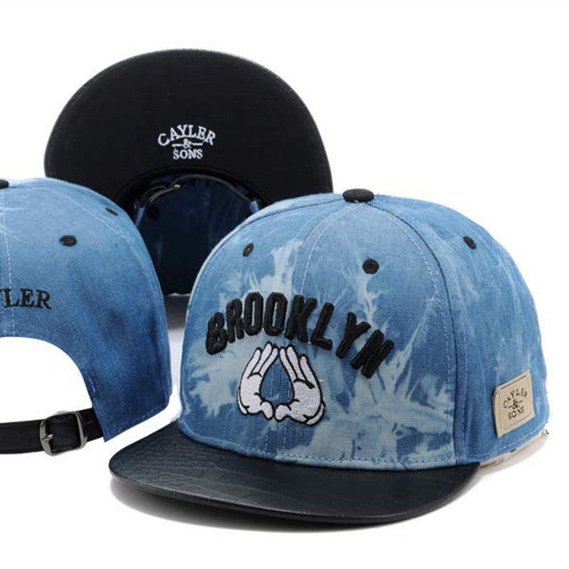 Gesture Embroidery Baseball  American Hat Assorted
