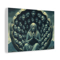 Matte Canvas Art Print, Abstract Spiritual Wall Decor, Zen Home Decoration, Unique Gift for Art Lovers, Meditation Artwork