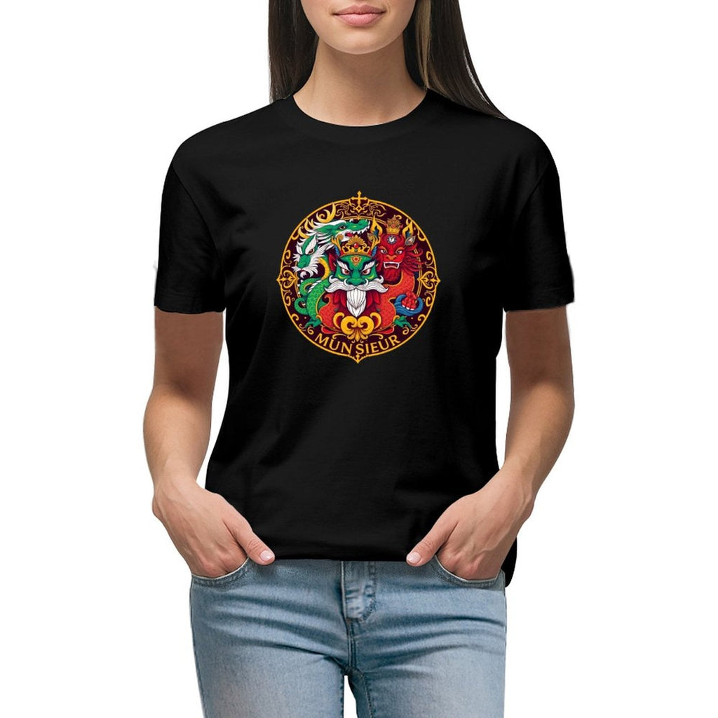 Munsieur T-Shirt for Women: Lightweight, Breathable, and Ultra-Stylish for Her