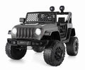 24V/12V Kids Electric Jeep with Remote Control, 3 Speeds, and LED Lights