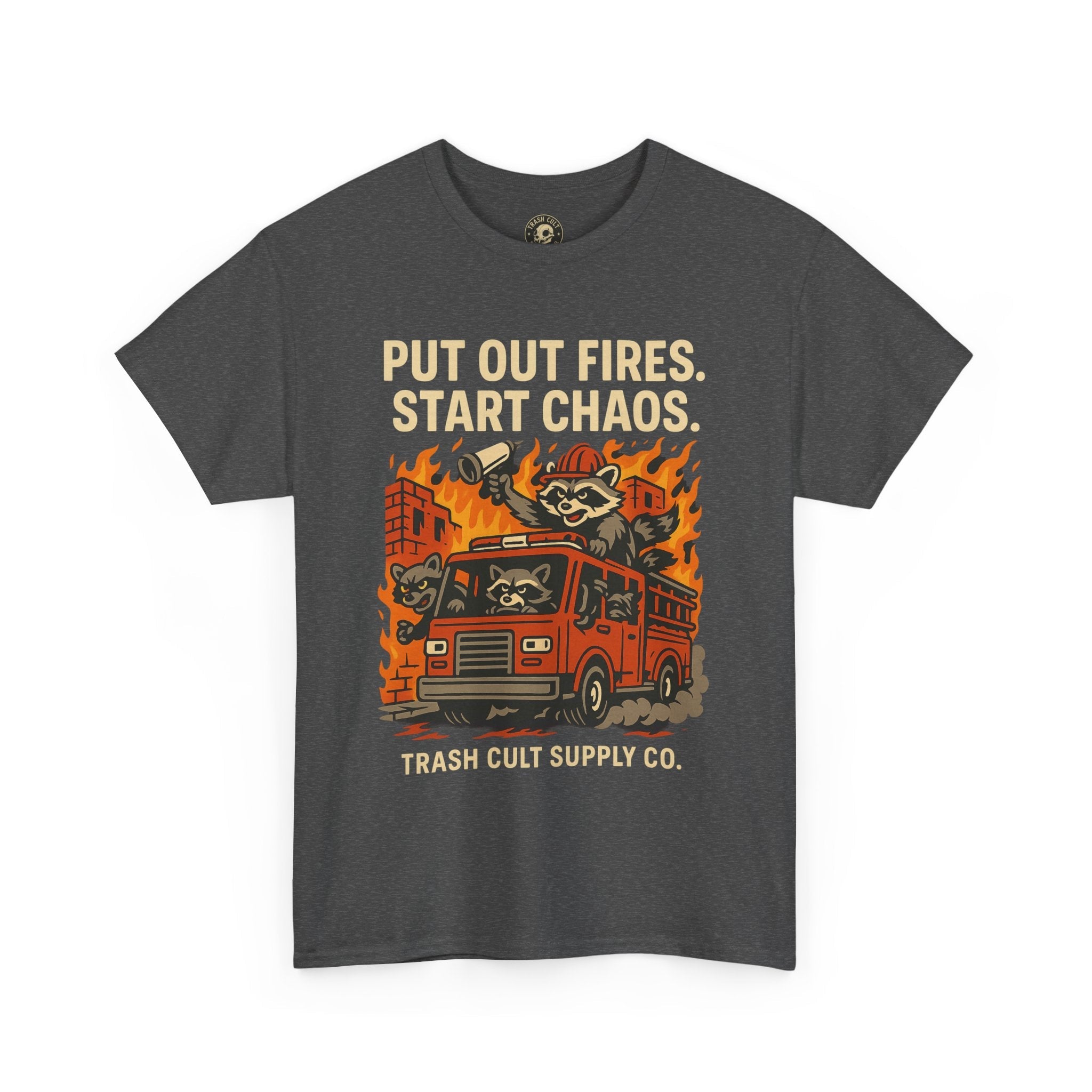 Put Out Fires Start Chaos Unisex Heavy Cotton Tee | Funny Firefighter Shirt | Casual Wear | Gift for Firefighter Lovers, Firefighter [...]