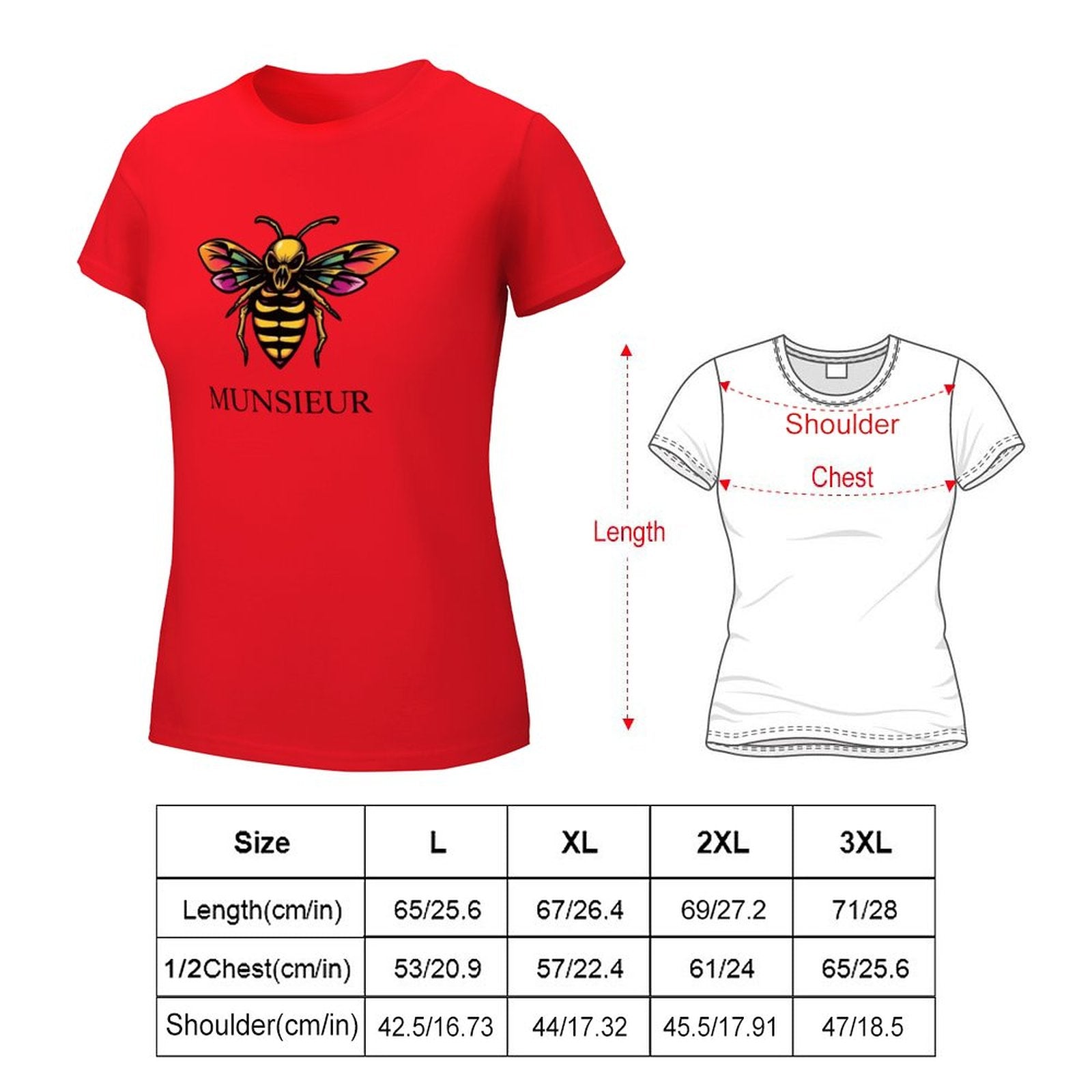 Munsieur T-Shirt for Women: Redefining Casual Chic with Elegance for Her