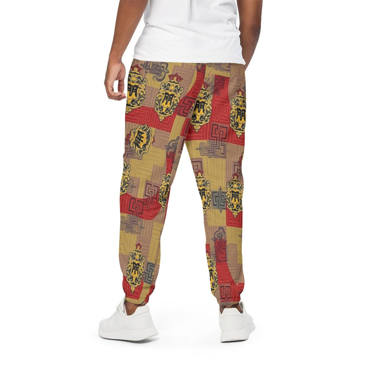Multicolor 310GSM All-Over Print Streetwear Joggers | MUNSIEUR