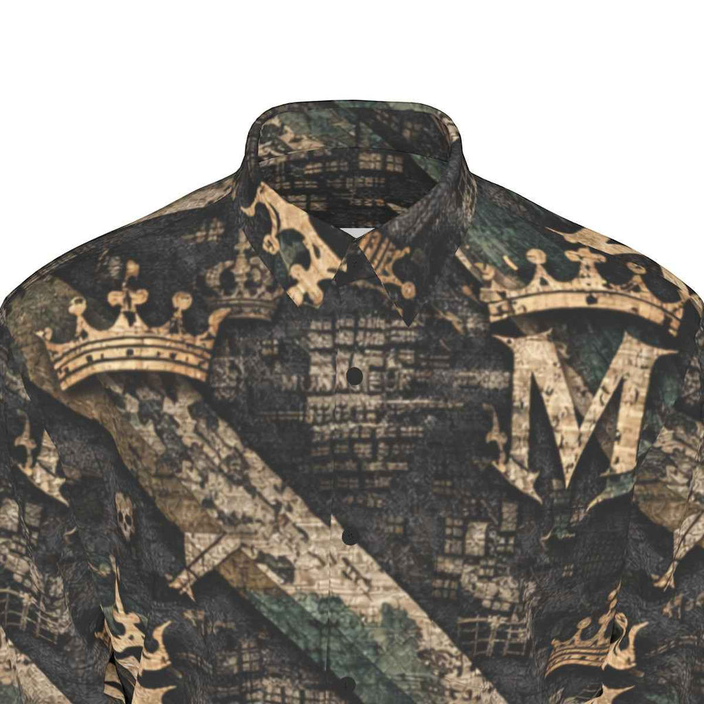 MUNSIEUR All-Over Print Men's Long Sleeve Tee