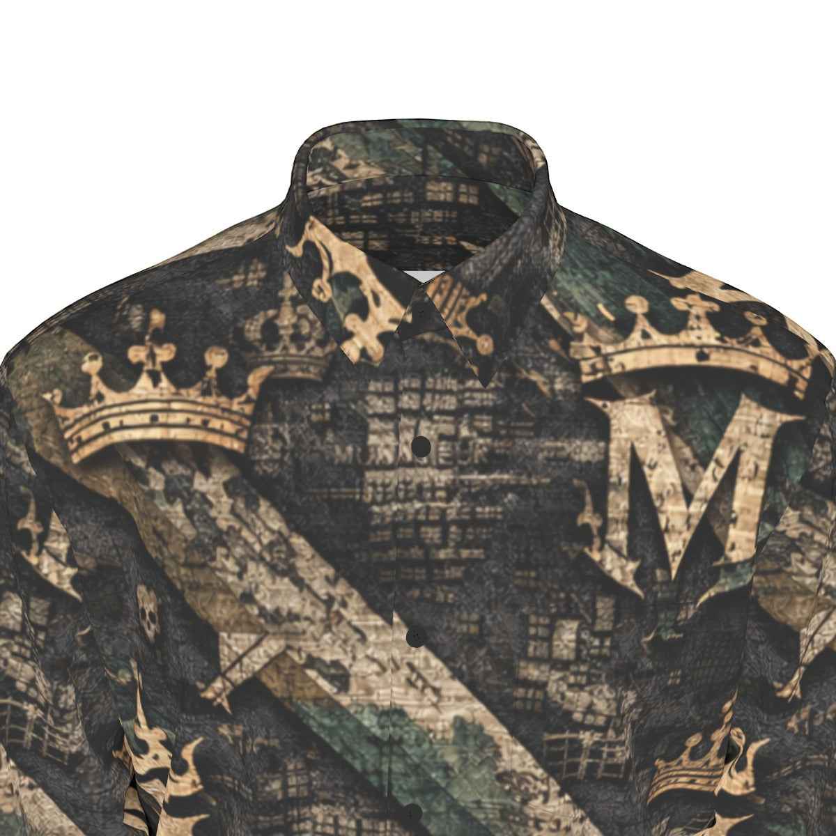 MUNSIEUR All-Over Print Men's Long Sleeve Tee