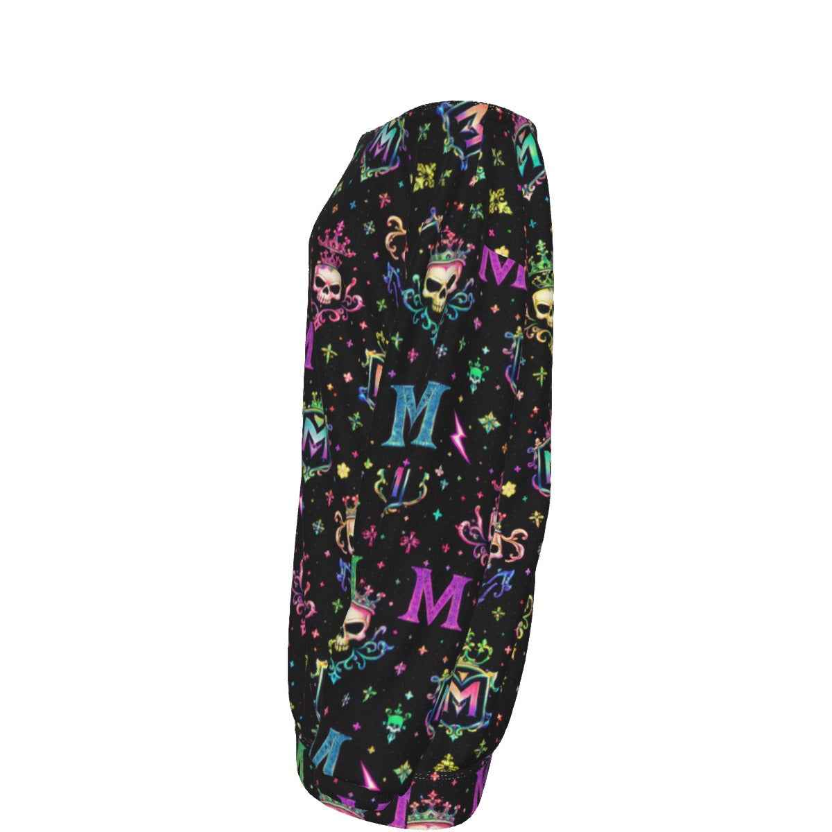 MUNSIEUR All-Over Print Women's Off-Shoulder Sweatshirt