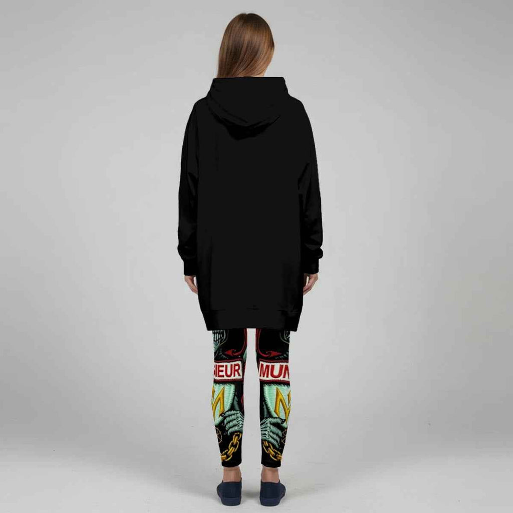 MUNSIEUR All-Over Print Women's Stretch Sweats Suit