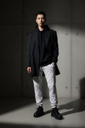 Men's Joggers MUNSIEUR All-Over Print Knitted Fleece "Lazy Boy's"