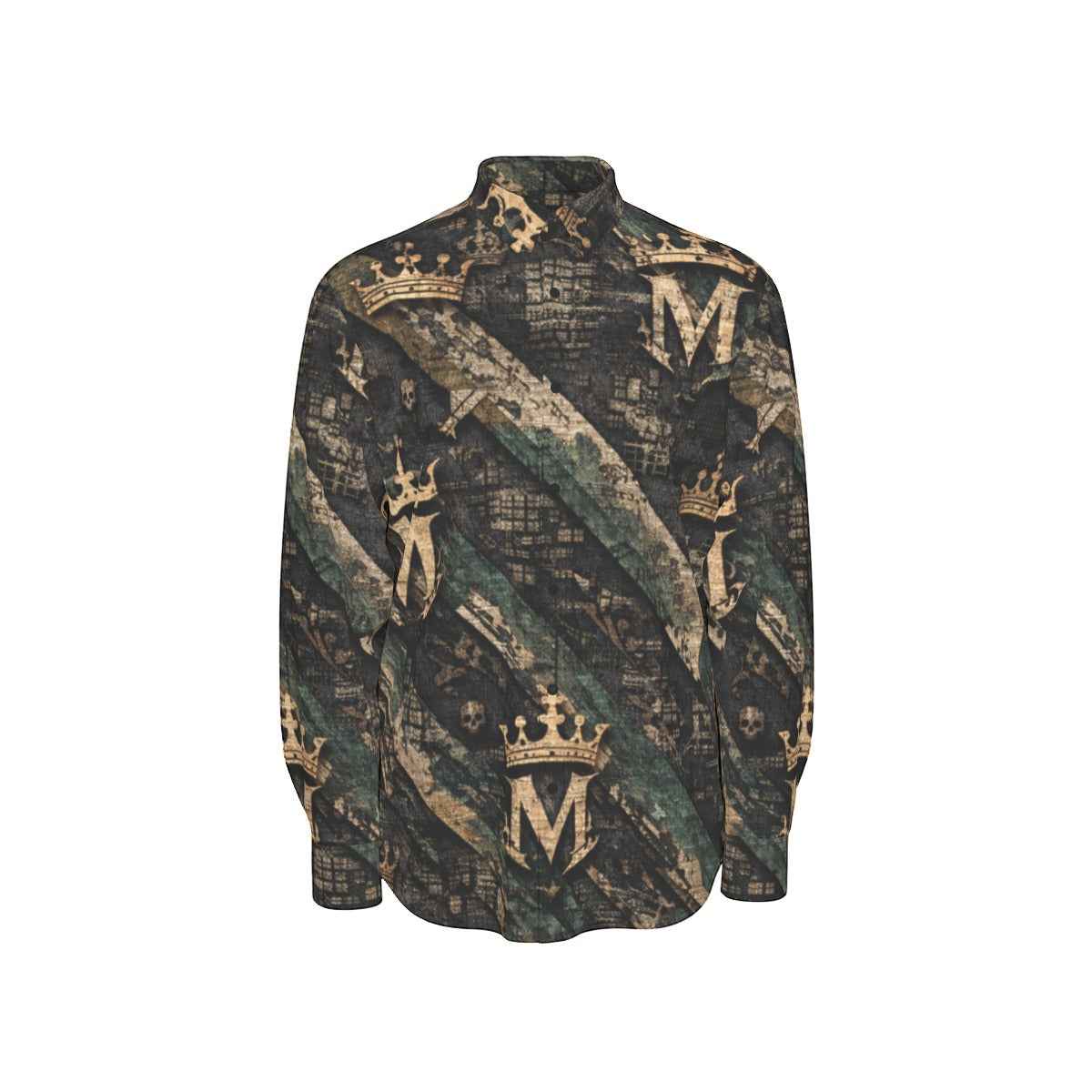 MUNSIEUR All-Over Print Men's Long Sleeve Tee