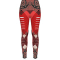 MUNSIEUR All-Over Print Women's Ripped Leggings
