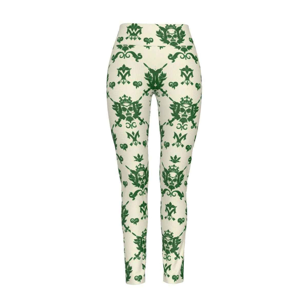 MUNSIEUR All-Over Print Women's High Waist Leggings | Side Stitch Closure