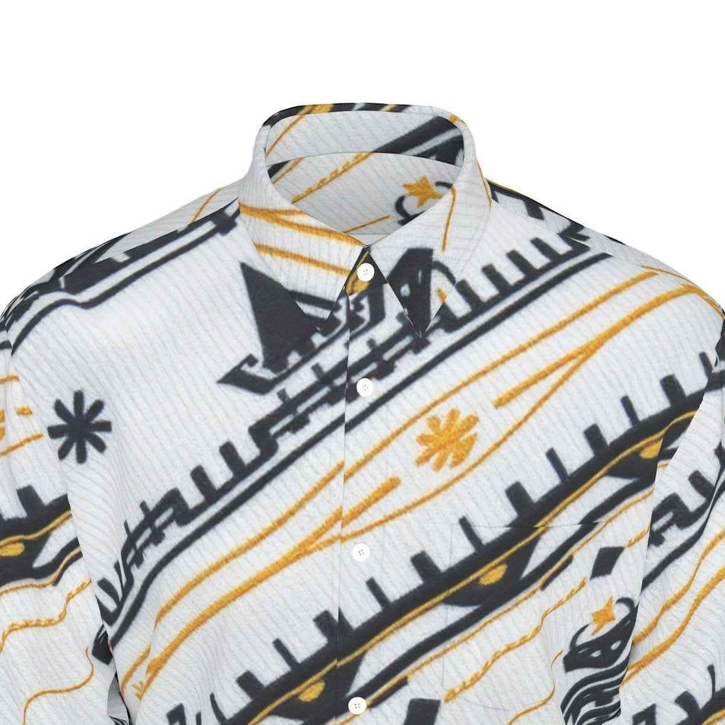 MUNSIEUR All-Over Print Men's Long Sleeve Tee