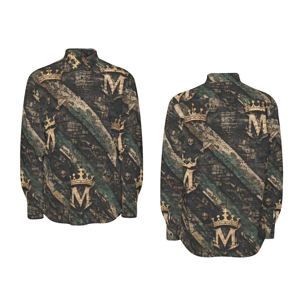 MUNSIEUR All-Over Print Men's Long Sleeve Tee