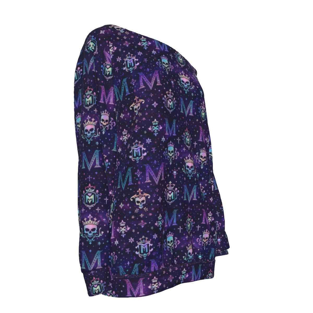 MUNSIEUR All-Over Print Women's Off-Shoulder Sweatshirt