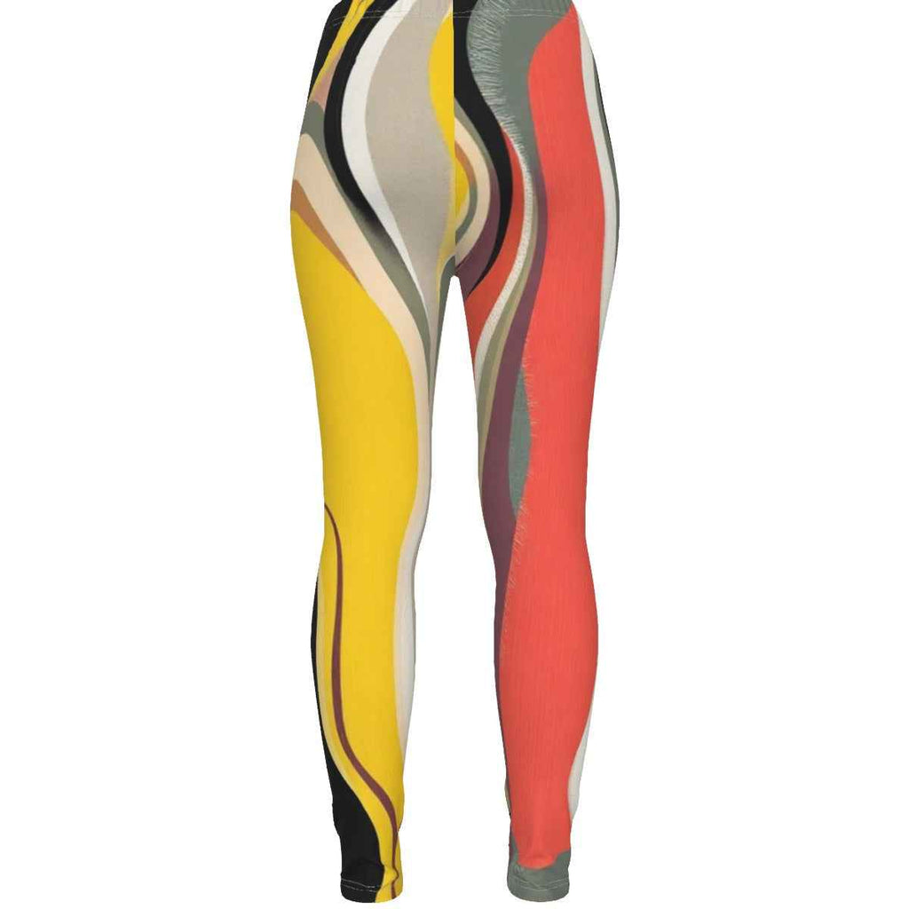 MUNSIEUR All-Over Print Women's Ripped Leggings