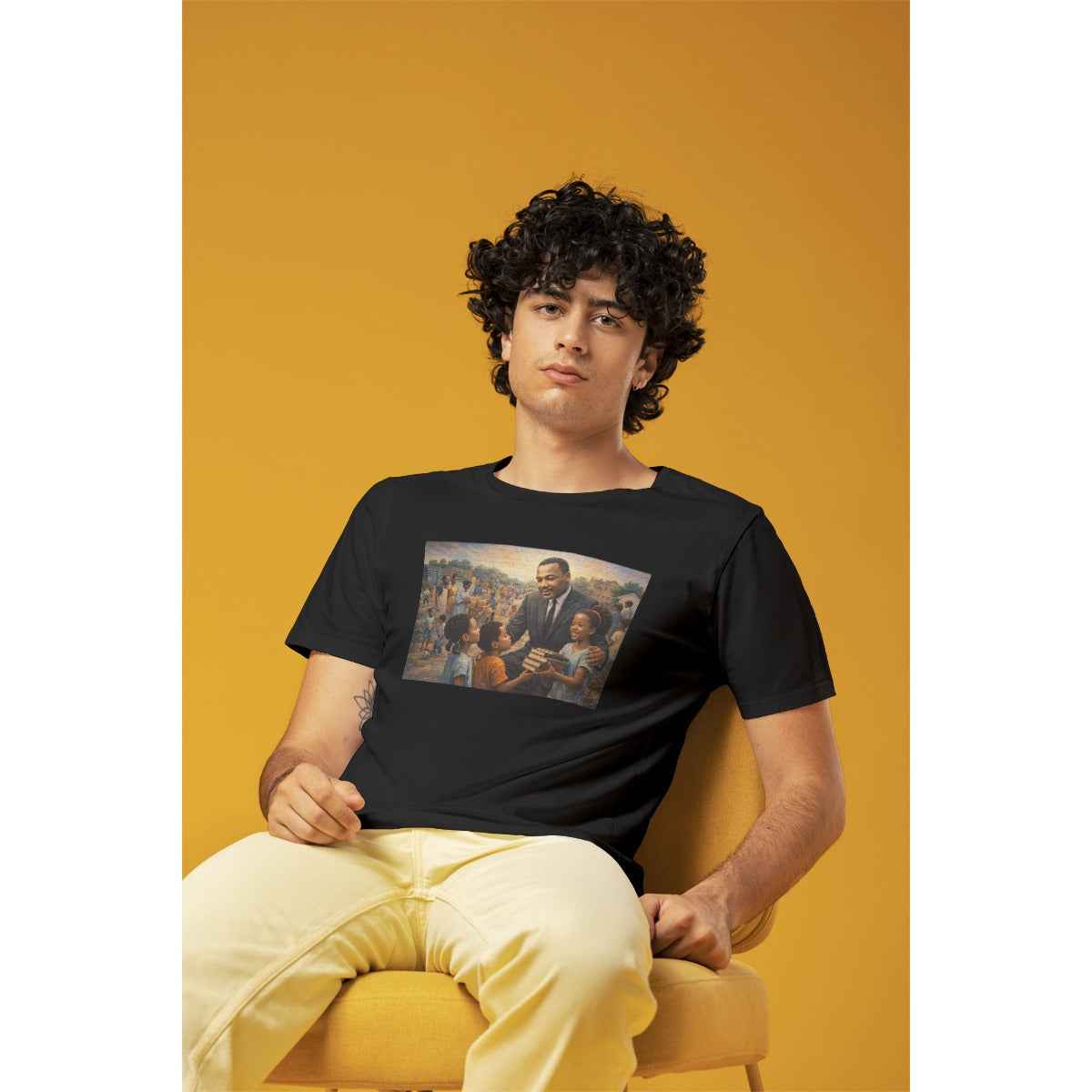 MUNSIEUR Men's Tee MLK Collection "The Visionary"