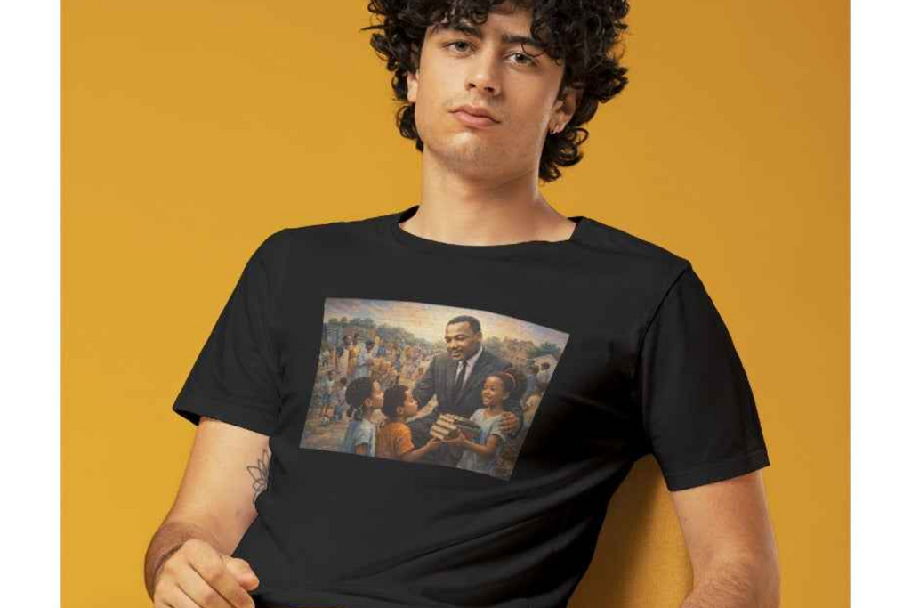 MUNSIEUR Men's Tee MLK Collection "The Visionary"
